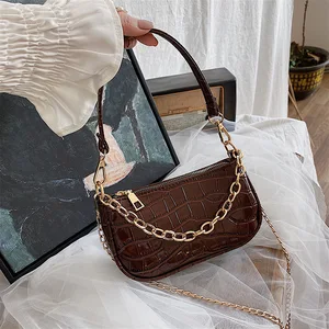 2021 new womens single shoulder bag versatile texture messenger bag fashion pu underarm bag stick bag free global shipping