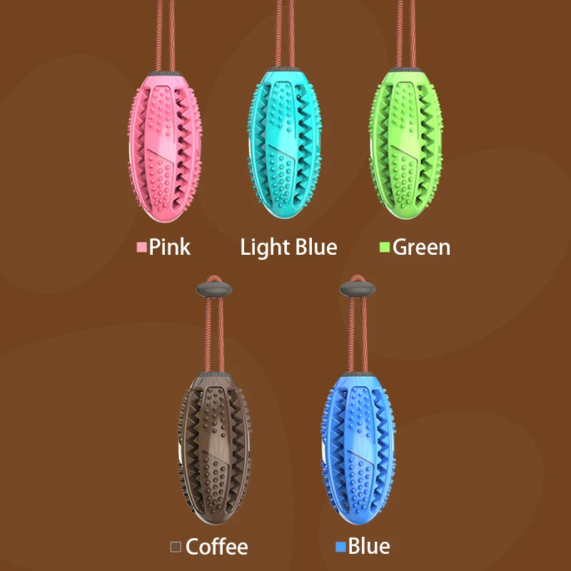 Игрушка для собак протекающая еда молярная палочка зубная щетка чистящая