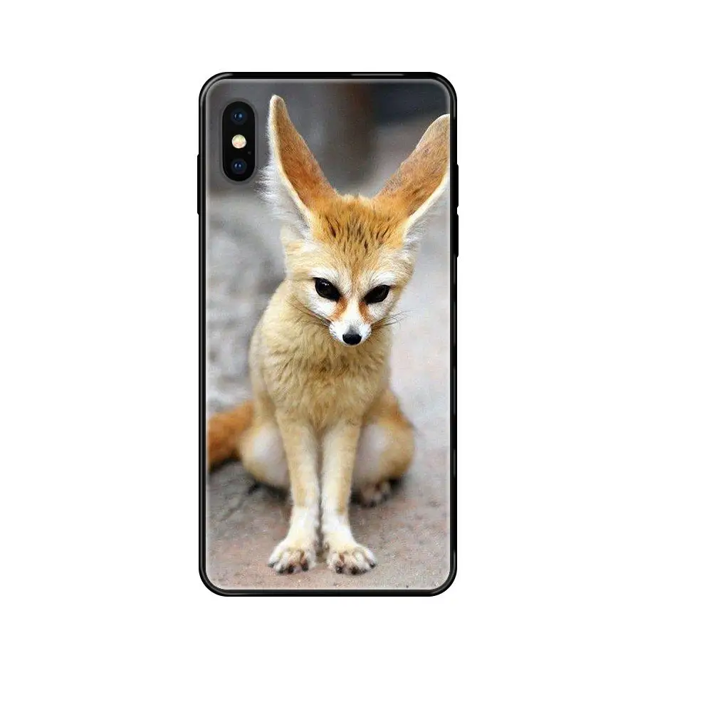 For Galaxy S20 S10e S10 S9 S8 S7 S6 S5 edge Lite Plus Ultra Black Soft Multi Colors Fennec Fox First | Мобильные телефоны и