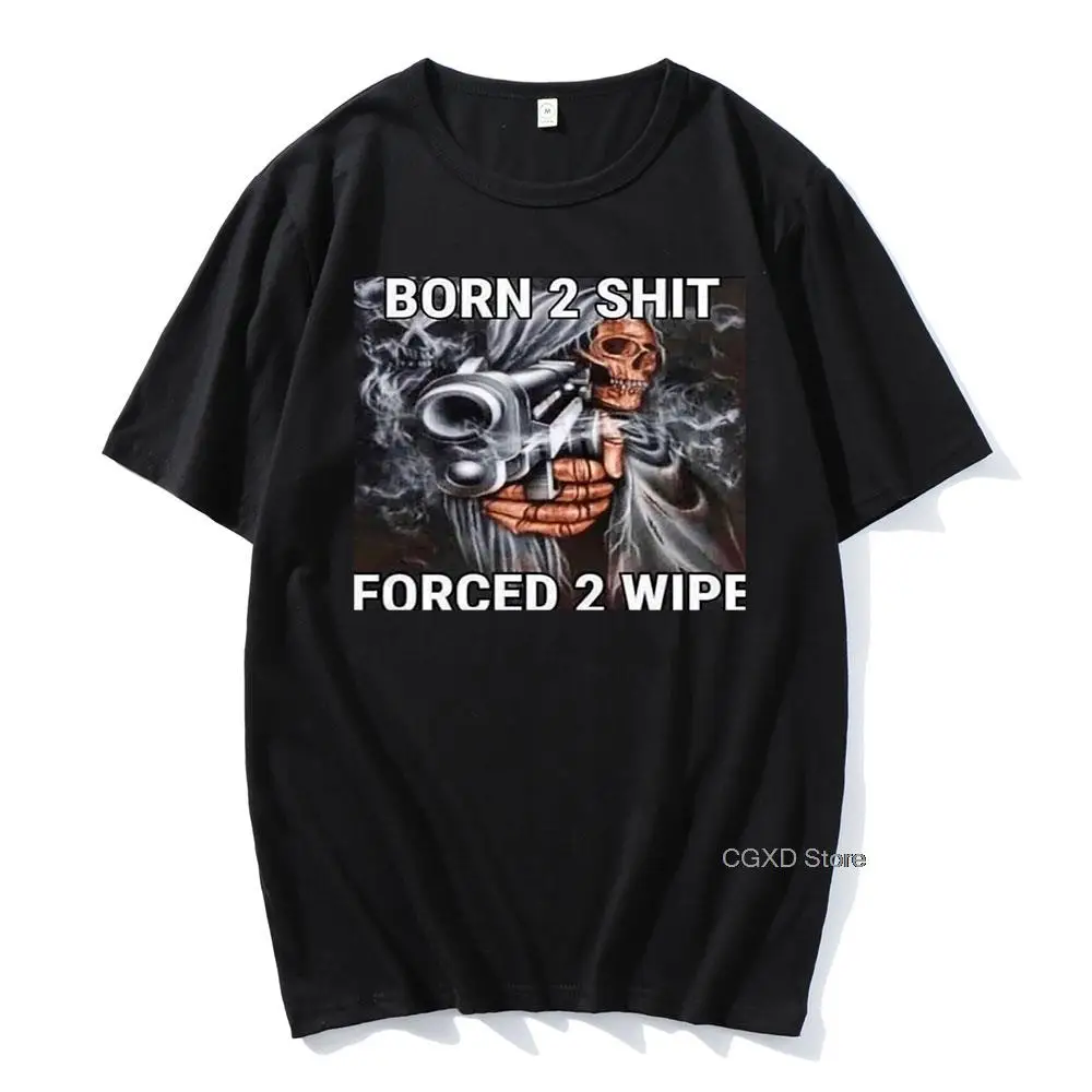 

Hot Sale Fashion Anime The Born To Print O-neck Tshirt High Quality New Oversized Mens Casual Short T-shirts