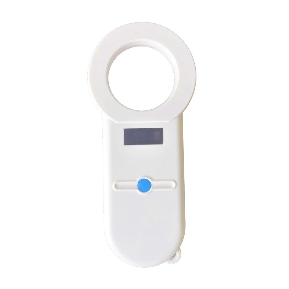

9pcs New Animal handheld card reader RFID 134.2Khz pet chip scanner identification label reading FDX-B&EMID For dogs or cats