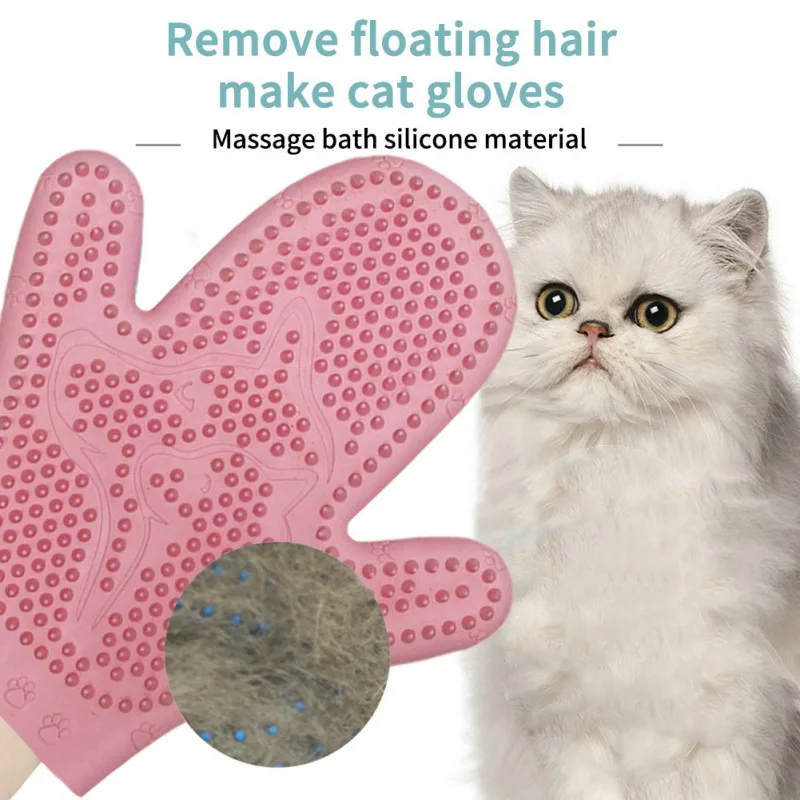 Щетка для удаления шерсти кошек и собак перчатка ухода за домашними животными