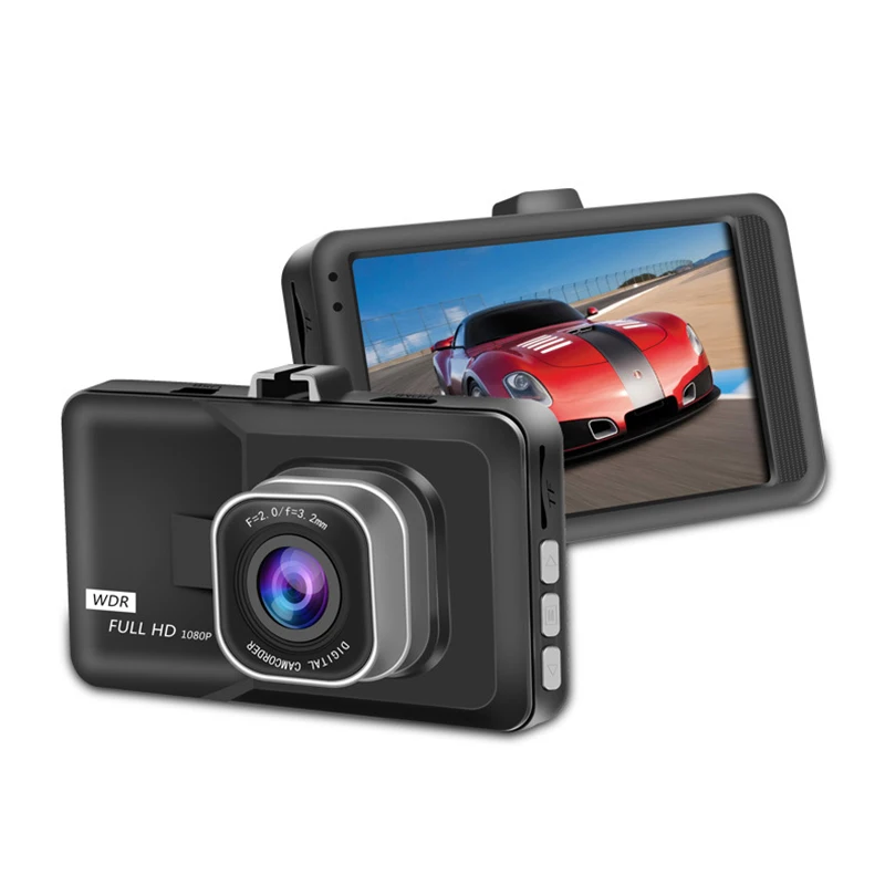 Hd 1080P 170 градусов супер широкоугольная Автомобильная камера 3,0 дюймов Tft экран G сенсор, широкий динамический, циклическая запись Спорт Двойной рекордер