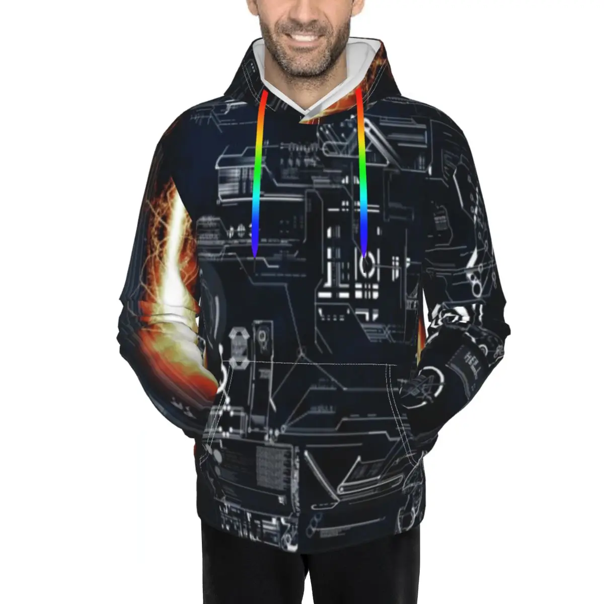 

CoolMen's Hoodie Sweatshirt Cosplay Costume Outerwear Pullovers Tops