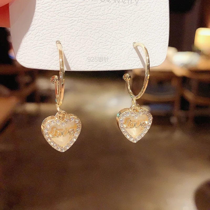 

2021 New Fashion Big Hoop Earrings For Women Shiny Rhinestone Large Circle Earring Brincos Girl Party Engagement Jewelry Gifts