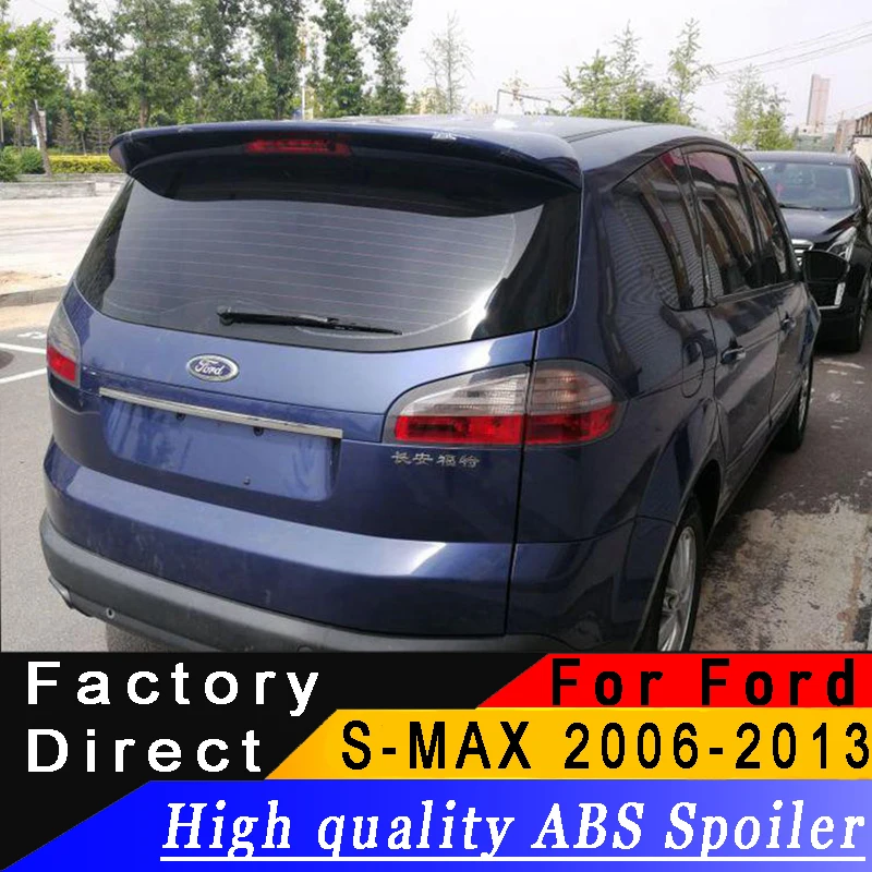 Для Ford S MAX 2006 до 2013 задний спойлер Высокое качество ABS из материала грунтовка DIY
