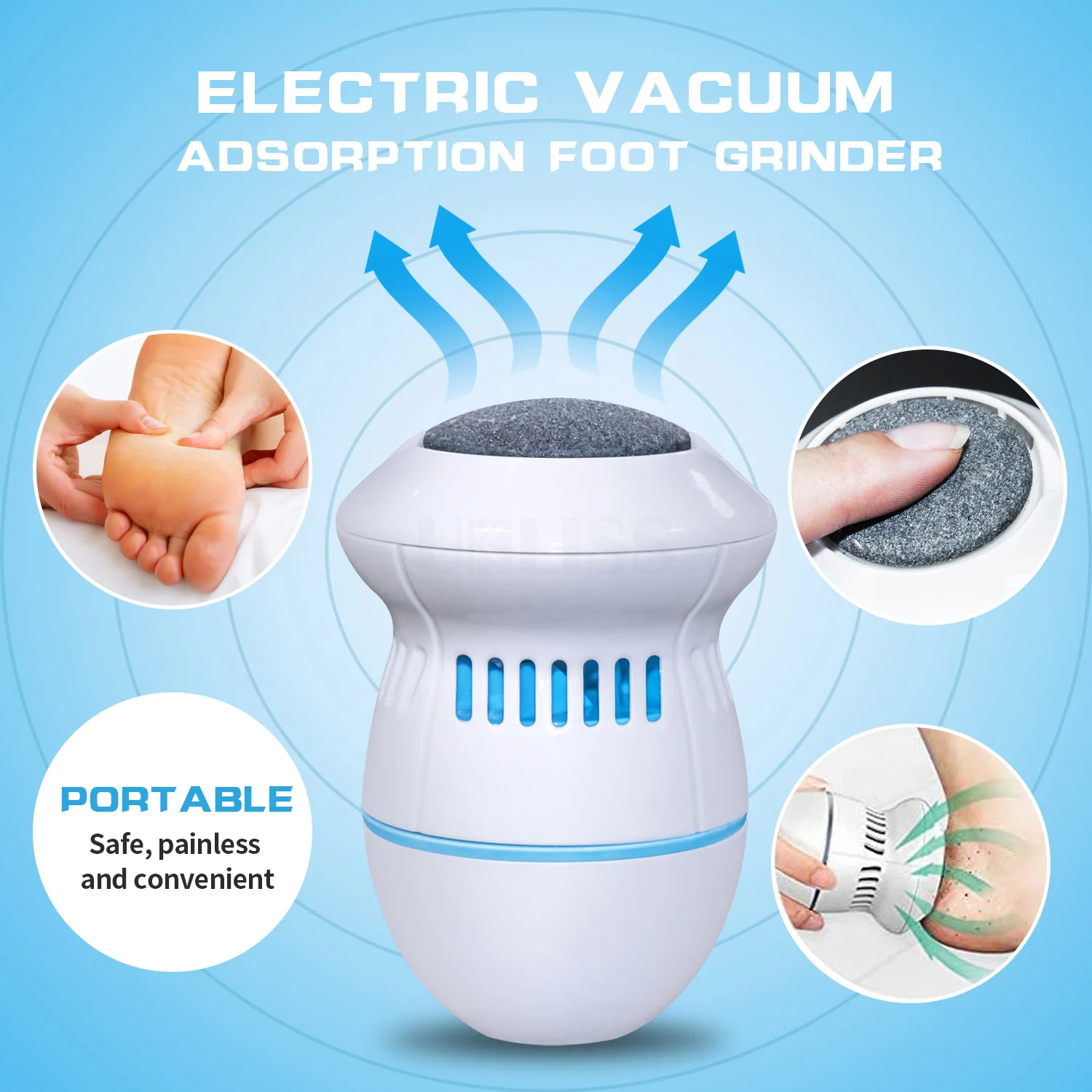 

Electronic Foot Files Pedicure Tools Feet Care Perfect For Hard Cracked Skin Callus Remover