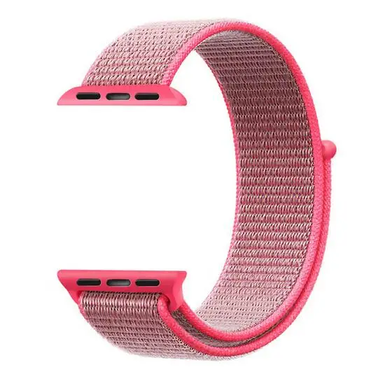 200 шт 42 мм 38 цветной спортивный нейлоновый ремешок для часов Apple Watch Series iWatch 4 3 2 1