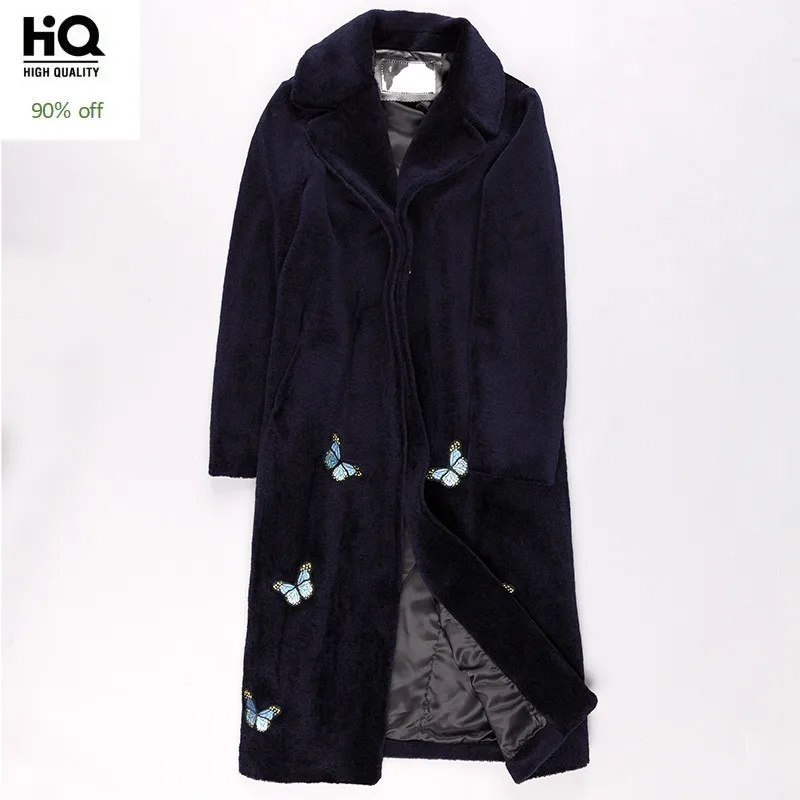 Новинка 2020 модная зимняя женская куртка из настоящей овечьей овчины меховое