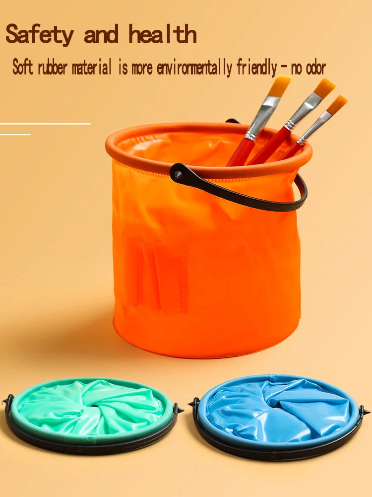 

Bogrino plastic shrinkage art retractable gouache oil painting brush washer canvas foldable brush rinse water color acrylic pain