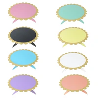1pc macaron color round cake stand cake tray cake decoration accessories diy for birthday wedding party kitchen baking tools