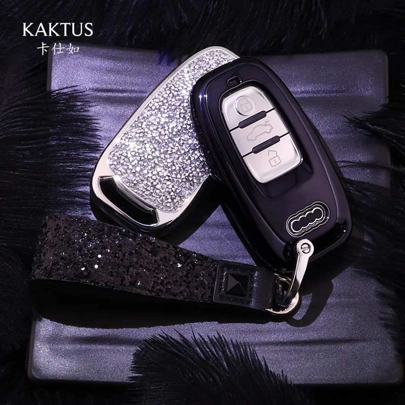 

Car Key Pack Fit for Audi Car Key Case with Drill and Drill