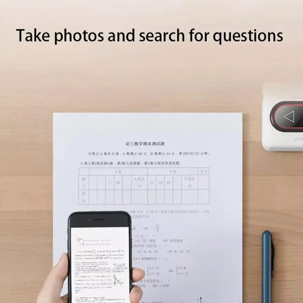 Xiaomi Mijia Youdao G4 карманный портативный принтер термопринтер Bluetooth HD 306 точек/дюйм мини беспроводной термальный фотопринтер