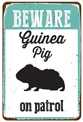 

Beware Dog Vintage Style Metal Sign Iron Painting for Indoor & Outdoor Home Bar Coffee Kitchen Wall Decor