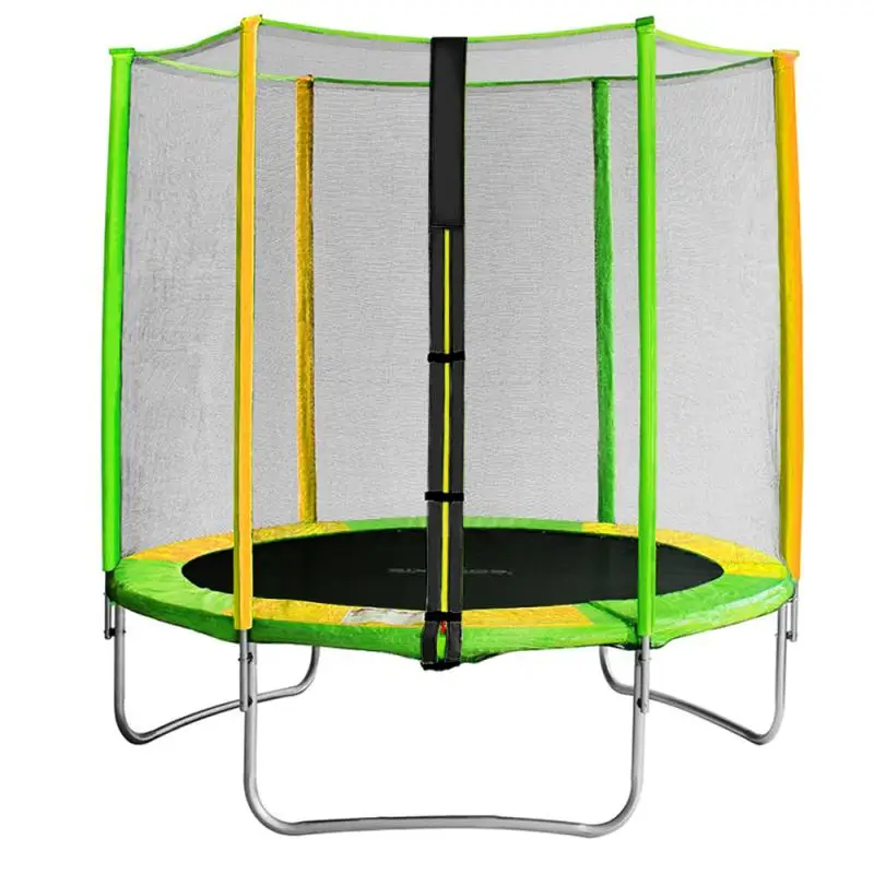 

Upgraded Trampoline With Protection Net Reinforced Net Thicker Tube For 5 Inch Outdoor Children Jumping Bed HWC