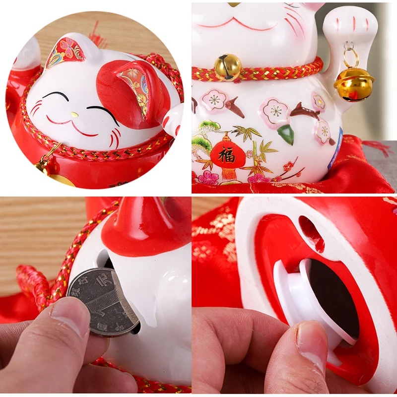 4/6 дюймовая Керамическая Свинья-копилка креативное украшение для дома