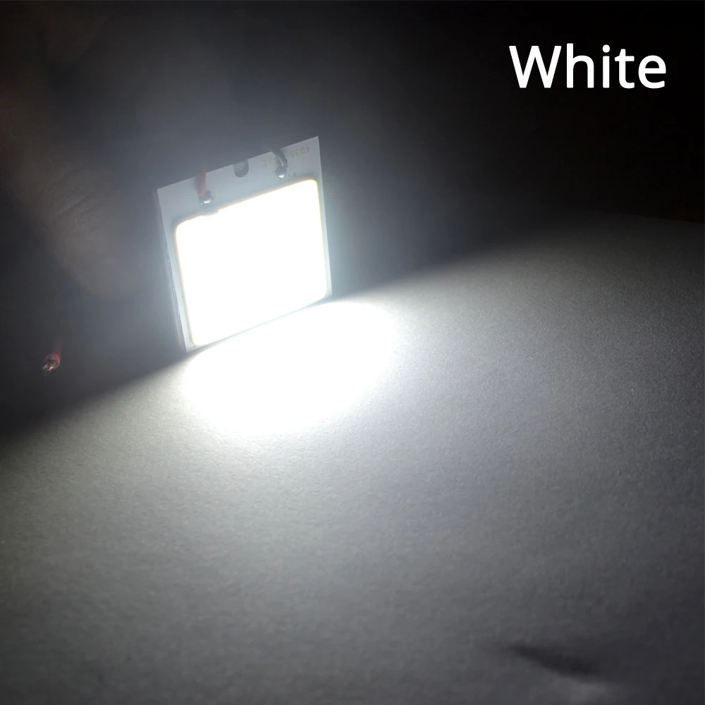 Акция 1 шт. красочные купол светодиодный T10 48Smd C5W Cob s светодиодные панели авто