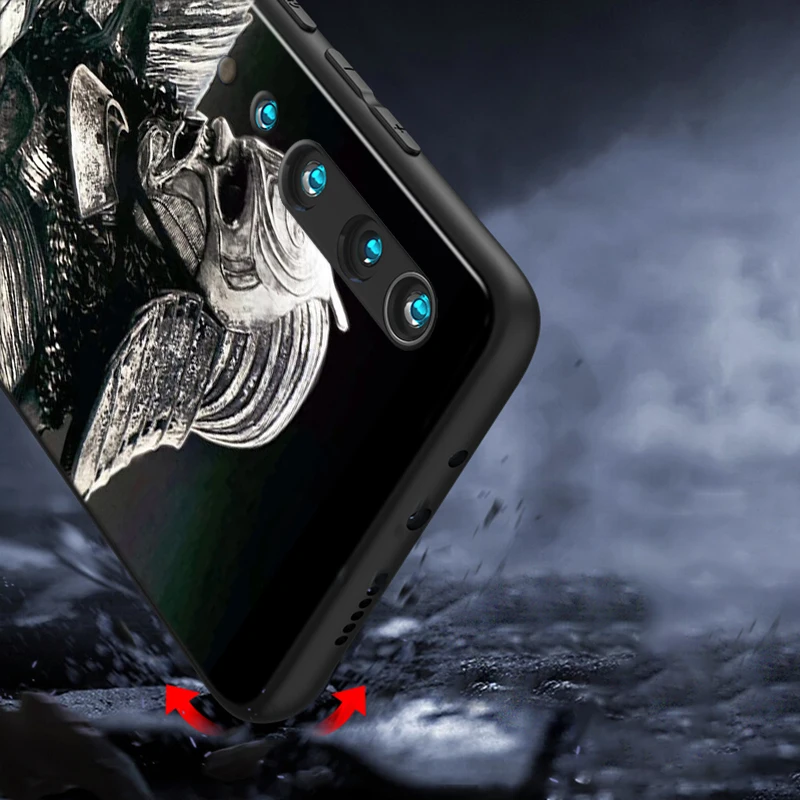 

Silicone Cover Japanese samurai art for Xiaomi Mi 10 9T CC9 Pro Note 10 9 8 6 A3 A2 A1 Lite Play Mix 3 Black Phone Case