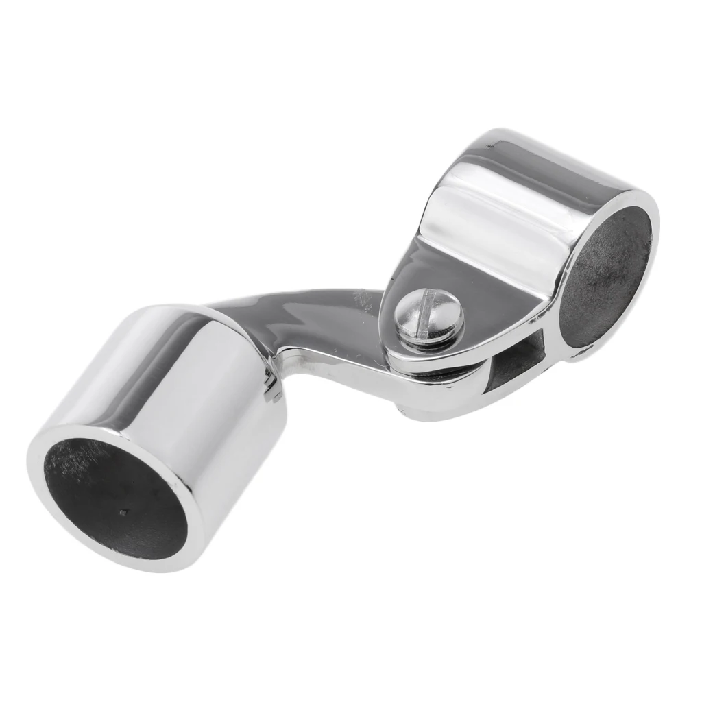 Heavy Duty 316 Stainless Steel Bimini Top Cap Eye End 25mm Boat Deck Hinge | Marine Hardware