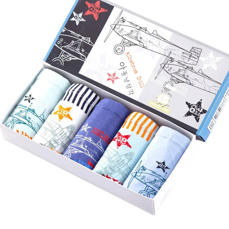 

New 5 Pcs/lot Boys Underwear cartoon For Baby Shorts Panties Children's Boxer Underpants Briefs boys Underware Pants For 2-13Y