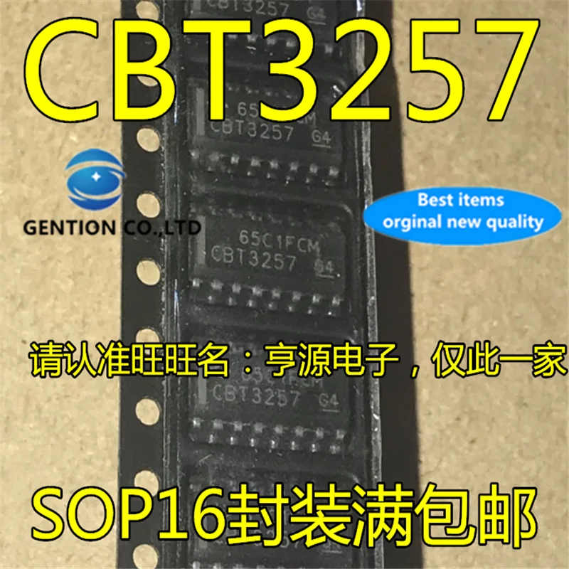 10 шт. SN74CBT3257 SN74CBT3257CDR CBT3257 SOP16 мультиплексор IC в наличии 100% новый и оригинальный