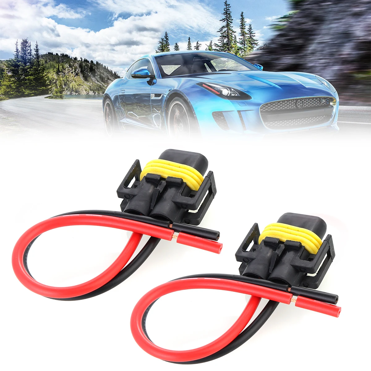 Держатель лампы H11 H8 2 шт. держатели противотуманных фар для автомобильных разъем