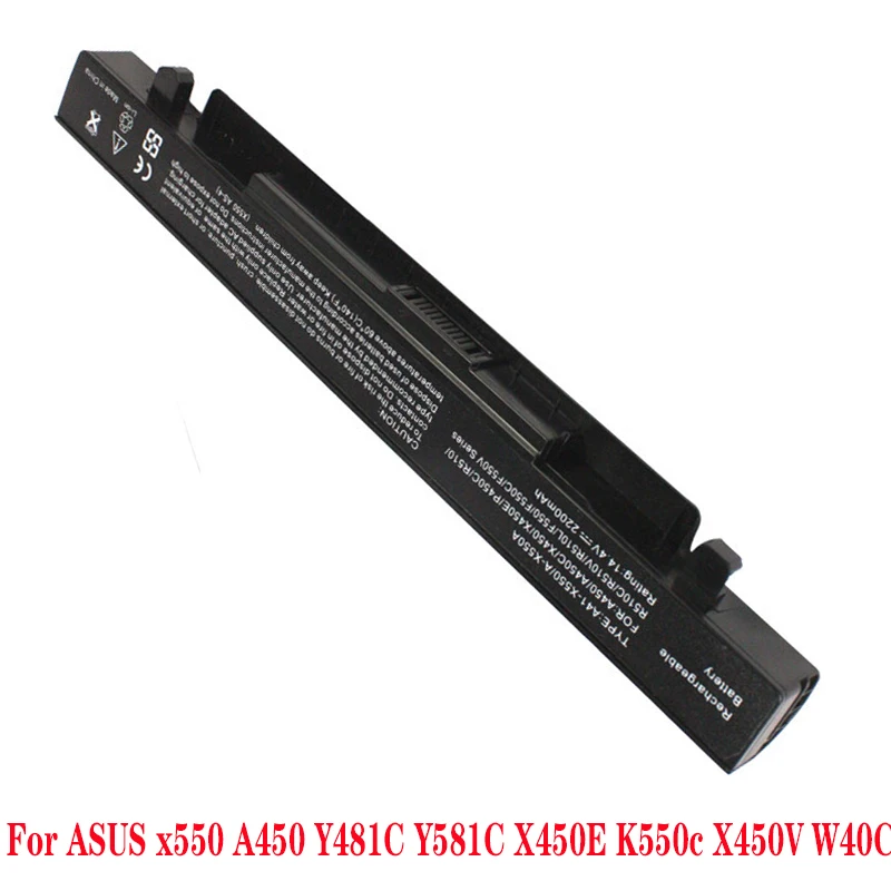 4 ячейки 2200 мАч Батарея для ASUS A41 X550 X550A A450 A550 F450 F550 F552 K550 P450 P550 R409 X450 X550C
