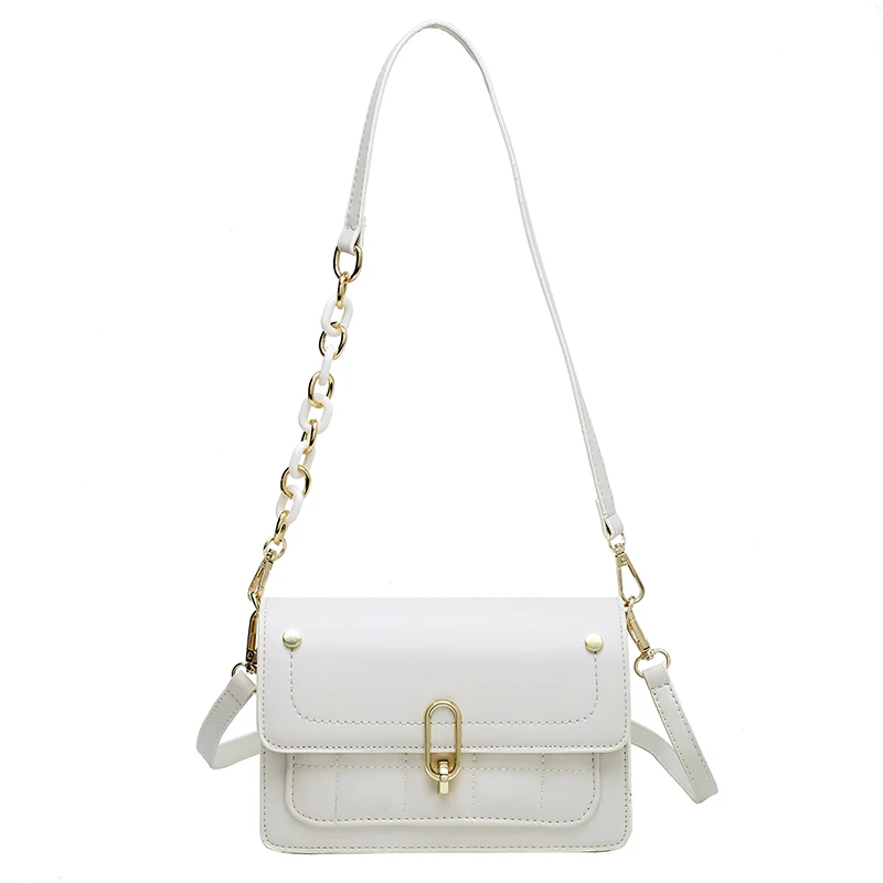 

Niche Design Popular Handbags 2021 New Fashion Ins Messenger Bag Shoulder Bag Square Bag Underarm Bag Dual-use Bag Width: 20cm