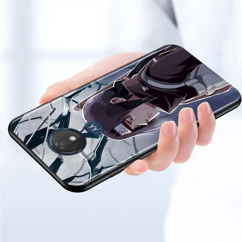 

Dark Naruto Anime for Motorola G9 G8 G E7 E6 One Play Marco Hyper Fusion Stylus Power Edge Plus Black Phone Case