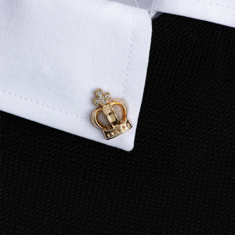 Одежда Цвет оранжевый Пряжка броши в форме короны королева корсажи штырь