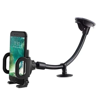car mount holder universal windshield dashboard flexible long arm car phone mount holder with one touch for 3 5 6 inch phone