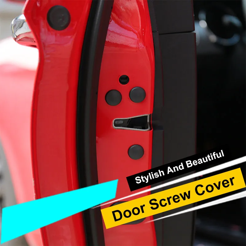 

Автомобильный Дверной замок TAJIAN, задняя крышка PP + ABS, антикоррозийные автомобильные аксессуары, аксессуары для отделки Ford Mustang 15-22