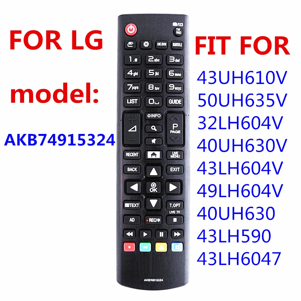  - New Universal AKB74915324 for LG Smart TV Remote Control for 43UH610V 50UH635V 32LH604V 40UH630V 43LH604V 49LH604V
