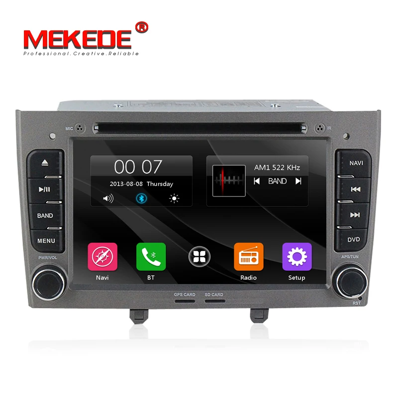 7 дюймовый 2din автомобильный gps радиоприемник стерео для Peugeot 408/Peugeot 308 dvd плеер с