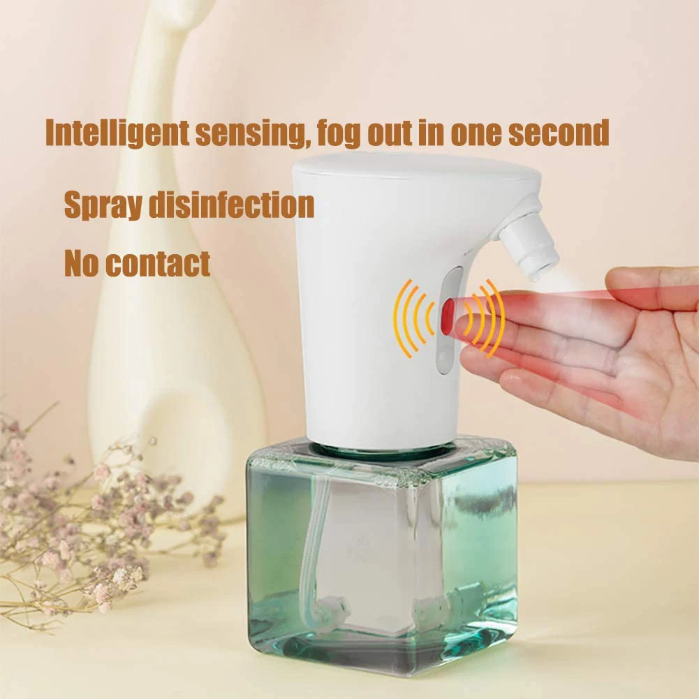 

250ML Auto Alcohol Spray Dispenser Contactless Hand Cleaner Dispenser with Infrared Sensor for Kitchen (USB Charging)