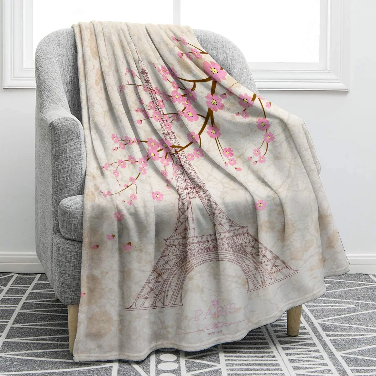 

Throw Blanket Soft Comfort Cozy Bed Couch Blanket Plush Microfiber -