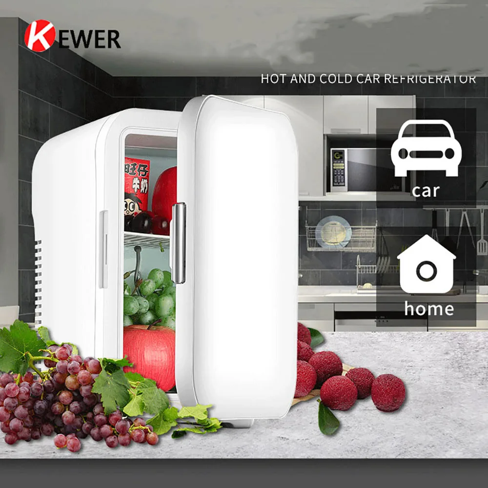 

Portable Mini Refrigerator Multifunction Home Car Refrigerator High capacity Fridge Cooler & Warmer Refrigerators Freezer 10L