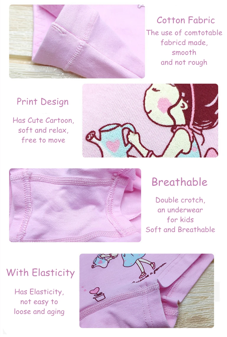 4 шт. хлопковые трусы боксеры|Трусики| |