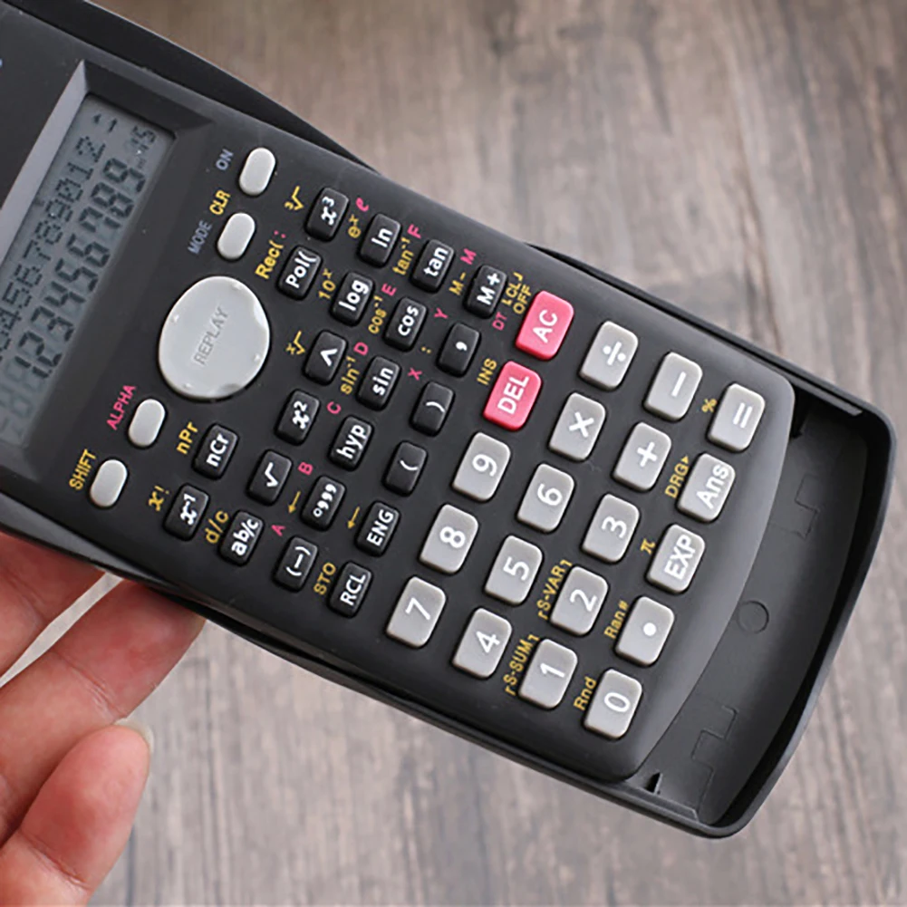 Портативный студенческий научный калькулятор 2 строчный дисплей электронный