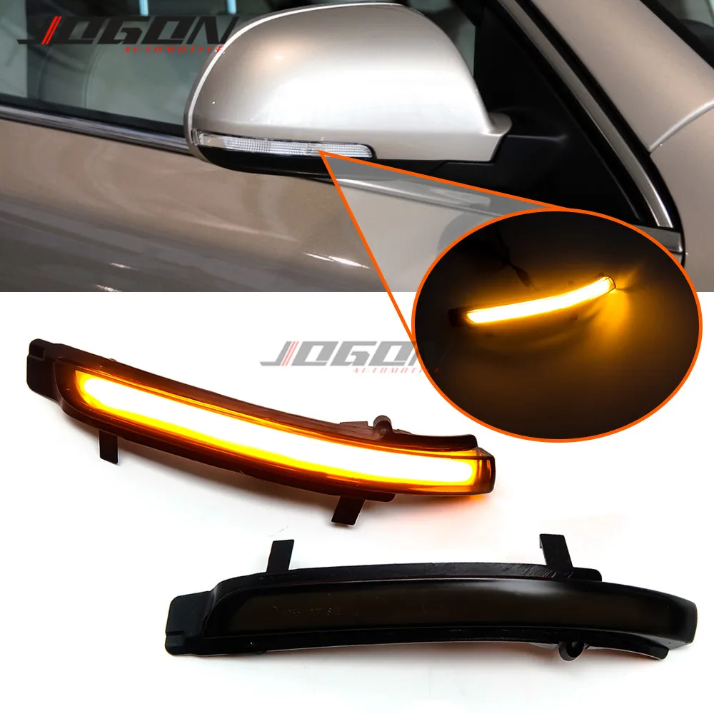 

For Skoda Octavia MK2 1Z 09-13 Superb B6 3T 08-14 LED Dynamic Turn Signal Light Side Mirror Blinker Indicator Sequential