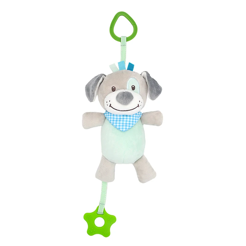 

Baby Infant Lathe Hanging Ring Animal Print Rattle Crib Hanging Infant Stroller Hanging Toys Teether Stuffed Doll 2020