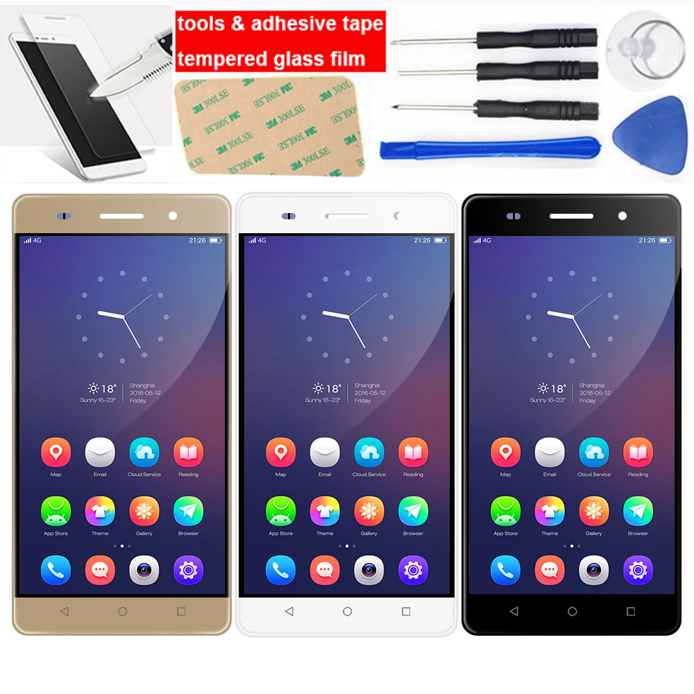 ЖК дисплей для Huawei Honor 4C LCD CHM U01/G Play Mini CHC U01 U03 сенсорный экран дигитайзер стекло в