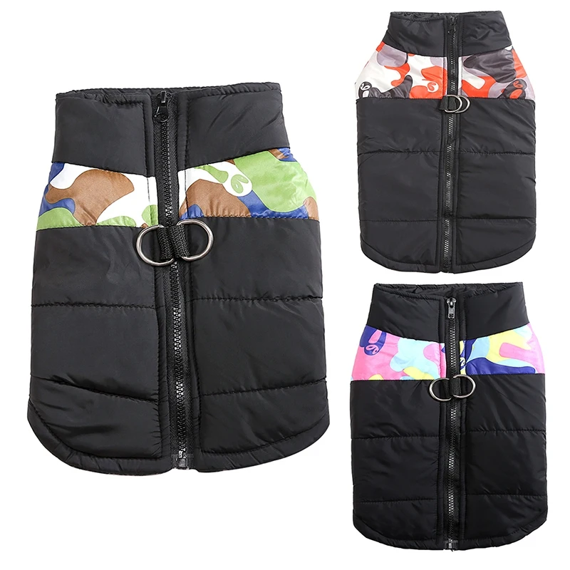 Зимний теплый лыжный костюм Хлопковая куртка на молнии с камуфляжным принтом