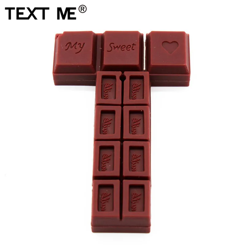 Usb флеш накопитель type ME с рисунком шоколада реальная емкость usb 2 0 4 ГБ 8 16 32 64 флешка