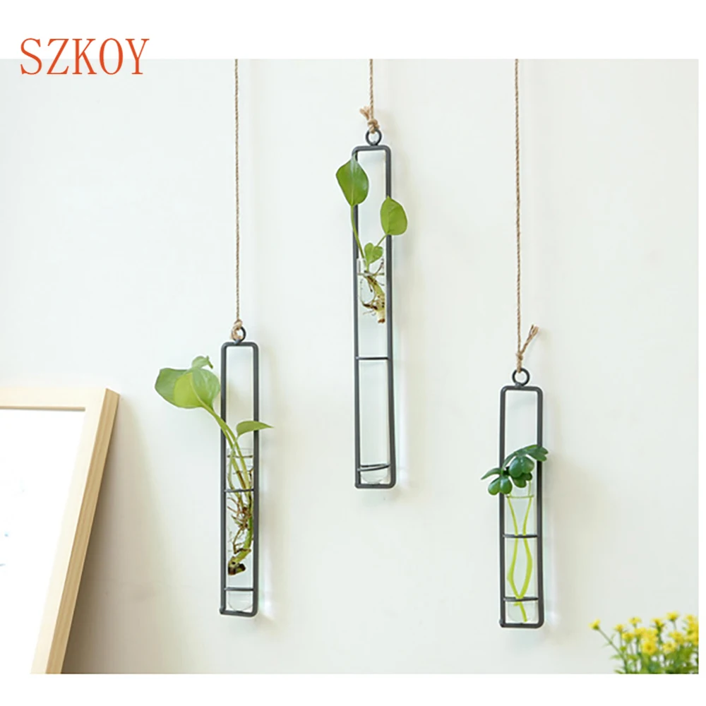 Висячие емкости для гидропоники искусство ваза подвешивания цветочных ящик