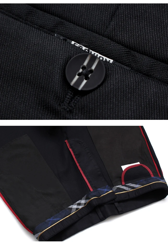 Plus Size 40 42 44 Men's Tencel Casual Pants Not Ash High Quality Fashion Business Straight Elastic Trousers Male Brand Clothes