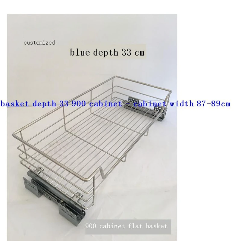 

Cucina Mutfak Kuchnia Dish Rack Pantry Cestas Para Organizar Stainless Steel Organizer Cozinha Kitchen Cabinet Storage Basket