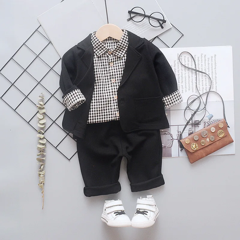 Одежда для мальчиков костюм на день рождения детей мальчика Детский Блейзер