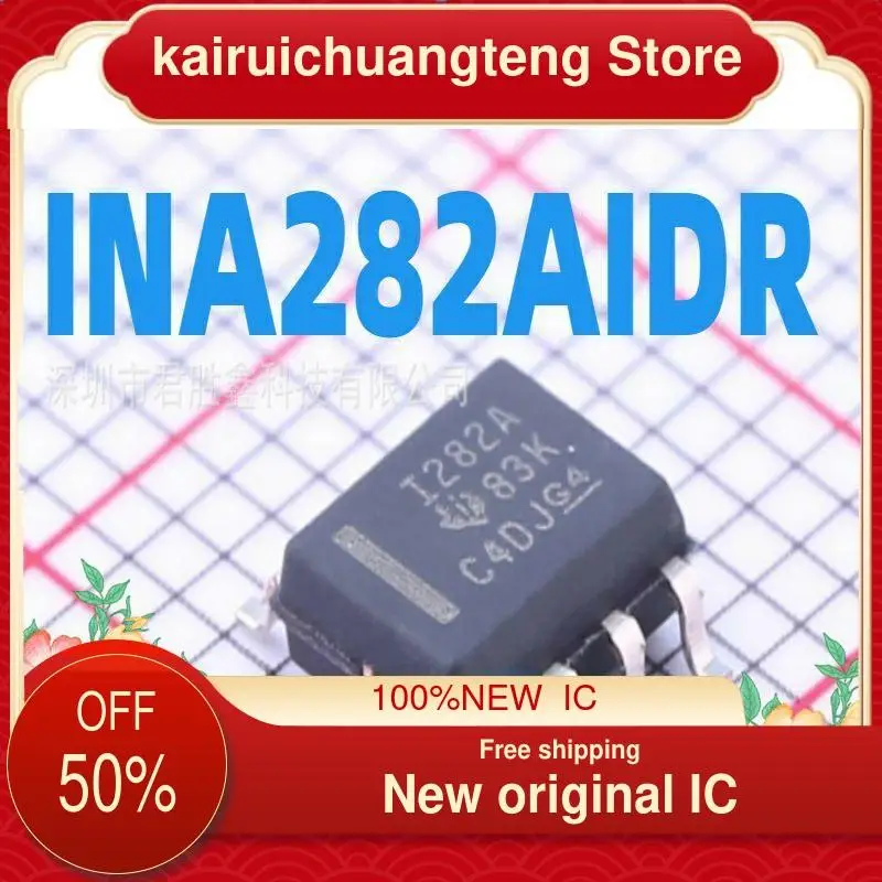 

(1 шт.) INA282 INA282AIDR INA282AID I282A SOP8 новый оригинальный IC