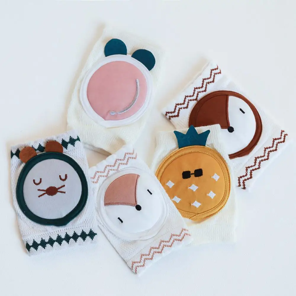 Наколенники для новорожденных 2 м Нескользящие защитные накладки ползания носки